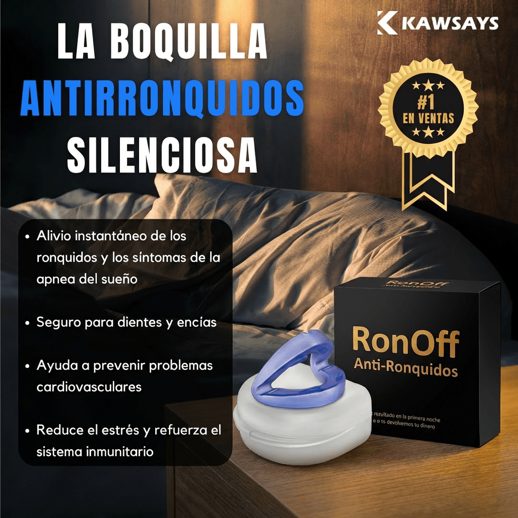 RonOff Anti - ronquidos - Resultados desde la primera noche - KAWSAYS